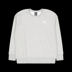 Best Under Armour Essential Fleece Crew Mod Gray Light Heather Grå