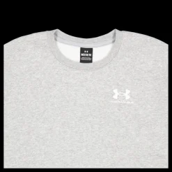 Best Under Armour Essential Fleece Crew Mod Gray Light Heather Grå