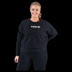 Sale Nike Essential Fleece Crew Plus White/Black Svart