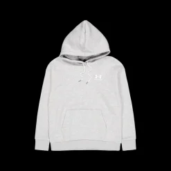 Under Armour Essential Fleece Hoodie Mod Gray Light Heather Grå Discount