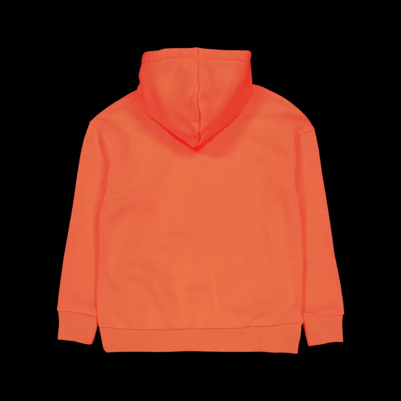 New Under Armour Essential Fleece Hoodie Venom Red Orange