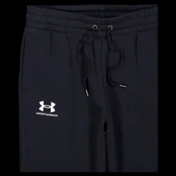 New Under Armour Essential Fleece Joggers Black Svart