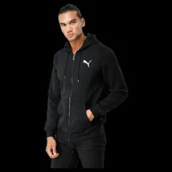 Outlet Puma Essential FZ Hoody Black Svart
