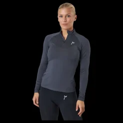 Famme Essential Long Sleeve Dark Grey Blå Outlet
