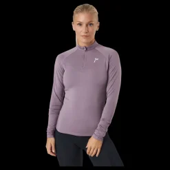 Online Famme Essential Long Sleeve Dark Pink Lila