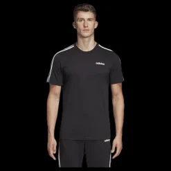 adidas Essential 3S Tee White/Black Svart Online