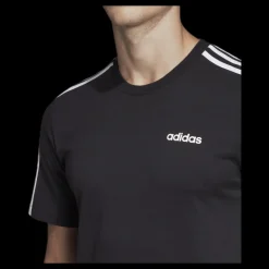 adidas Essential 3S Tee White/Black Svart Online
