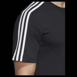 adidas Essential 3S Tee White/Black Svart Online