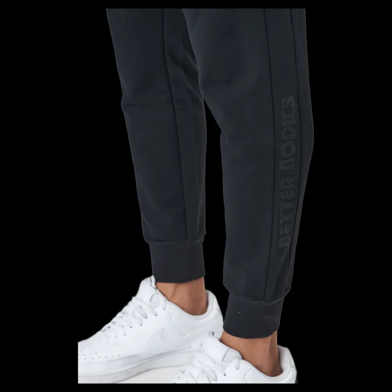 Sale Better Bodies Essential Sweatpants Black Svart