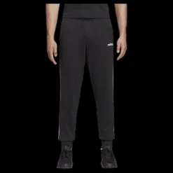 adidas Essentials 3 Stripes Tapered Pant Ft Cuffed Black / White Svart Discount