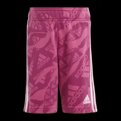 Sale adidas Essentials Allover Print Shorts Kids Pink Rosa