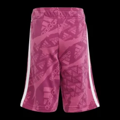 Sale adidas Essentials Allover Print Shorts Kids Pink Rosa
