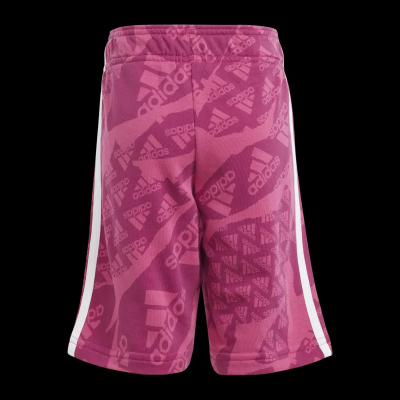 Sale adidas Essentials Allover Print Shorts Kids Pink Rosa