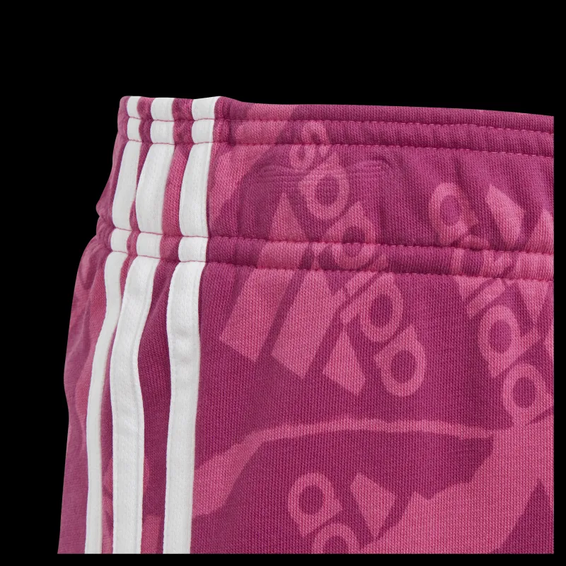Sale adidas Essentials Allover Print Shorts Kids Pink Rosa