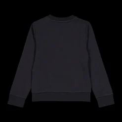 adidas Essentials Big Logo Cotton Sweatshirt Black Svart Best