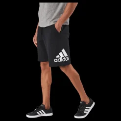 adidas Essentials Big Logo French Terry Shorts Black Svart Best