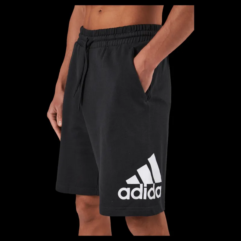adidas Essentials Big Logo French Terry Shorts Black Svart Best