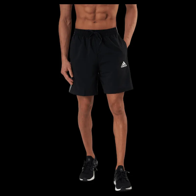 Discount adidas Essentials Chelsea Short Black / White Svart