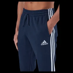 adidas Essentials Fleece Fitted 3-Stripes Joggers Legend Ink Blå Outlet