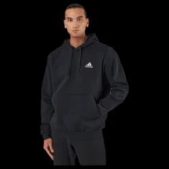 adidas Essentials Fleece Hoodie Black Svart