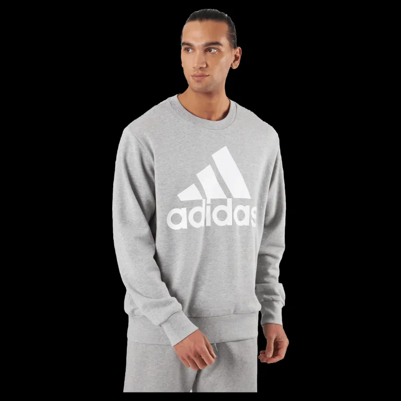 adidas Essentials French Terry Big Logo Sweatshirt Medium Grey Heather Grå