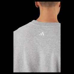 adidas Essentials French Terry Big Logo Sweatshirt Medium Grey Heather Grå