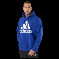 adidas Essentials French Terry Big Logo Hoodie Selubl Blå