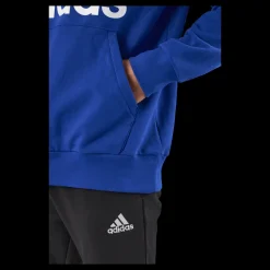 adidas Essentials French Terry Big Logo Hoodie Selubl Blå