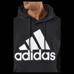 adidas Essentials French Terry Big Logo Hoodie Black Svart Best