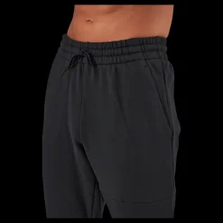 adidas Essentials French Terry Tapered Cuff Logo Joggers Black Svart Clearance