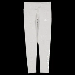 Hot adidas ESSENTIALS HIGH-WAISTED LOGO LEGGINGS Medium Grey Heather / White Grå