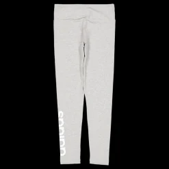 Hot adidas ESSENTIALS HIGH-WAISTED LOGO LEGGINGS Medium Grey Heather / White Grå