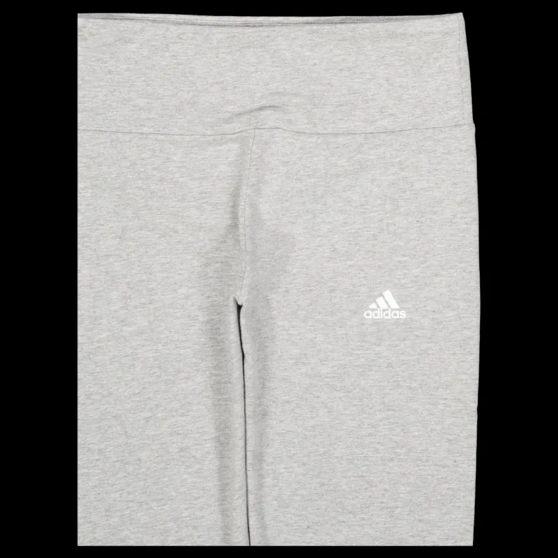 Hot adidas ESSENTIALS HIGH-WAISTED LOGO LEGGINGS Medium Grey Heather / White Grå
