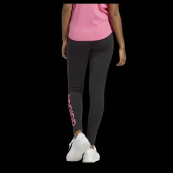 adidas ESSENTIALS HIGH-WAISTED LOGO LEGGINGS Black Svart