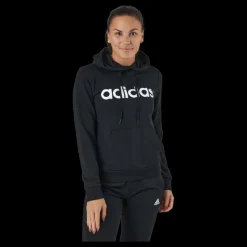 adidas Essentials Hoodie Black / White Svart Best