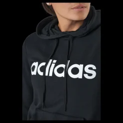 adidas Essentials Hoodie Black / White Svart Best