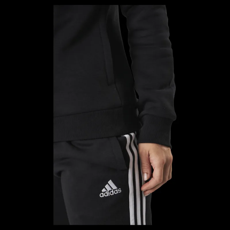 Sale adidas Essentials Hoodie Black / White Svart