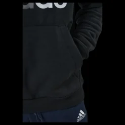 adidas Essentials Hoodie Black / White Vit och Svart Online