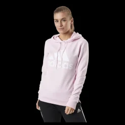 adidas Essentials Hoodie Clear Pink / White Rosa Discount