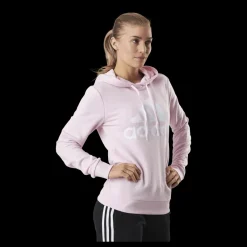 adidas Essentials Hoodie Clear Pink / White Rosa Discount