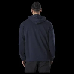 Clearance adidas Essentials Hoodie Legend Ink / White Blå