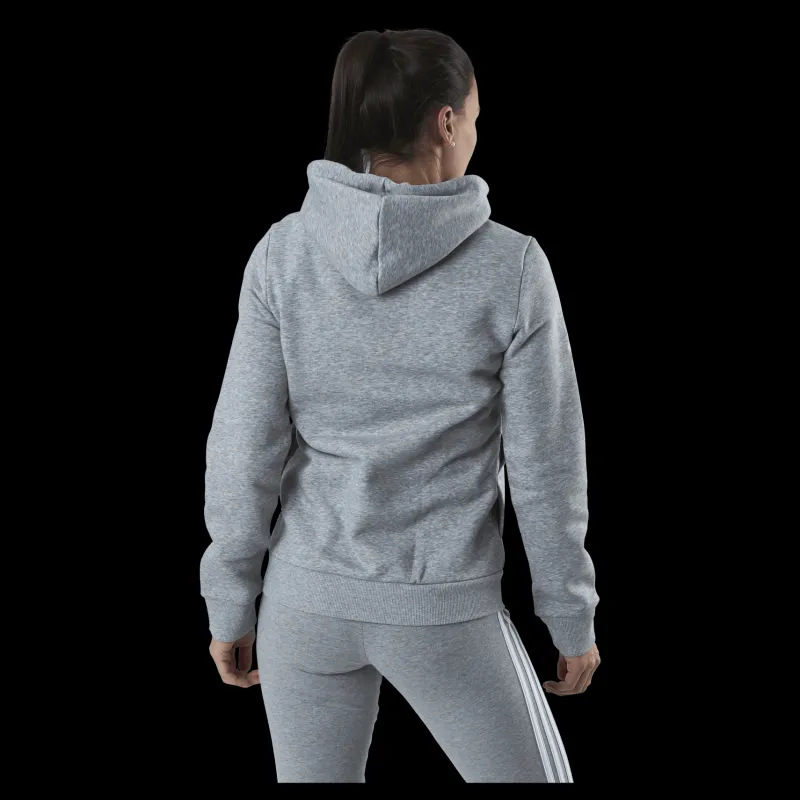 New adidas Essentials Hoodie Medium Grey Heather / White Grå