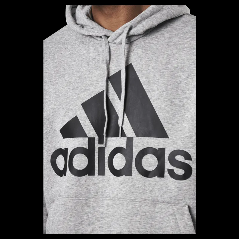 adidas Essentials Hoodie Medium Grey Heather / Black Grå Outlet