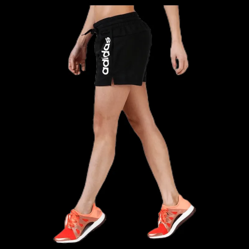 adidas Essentials Linear Short Black / White Svart Hot