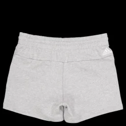 Outlet adidas Essentials Linear French Terry Shorts Medium Grey Heather / White Grå