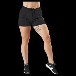 adidas Essentials Linear French Terry Shorts Black / White Svart Online