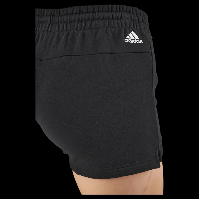 adidas Essentials Linear French Terry Shorts Black / White Svart Online