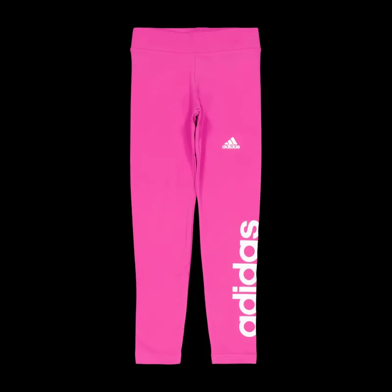 adidas Essentials Linear Logo Cotton Leggings Selufu/White Rosa