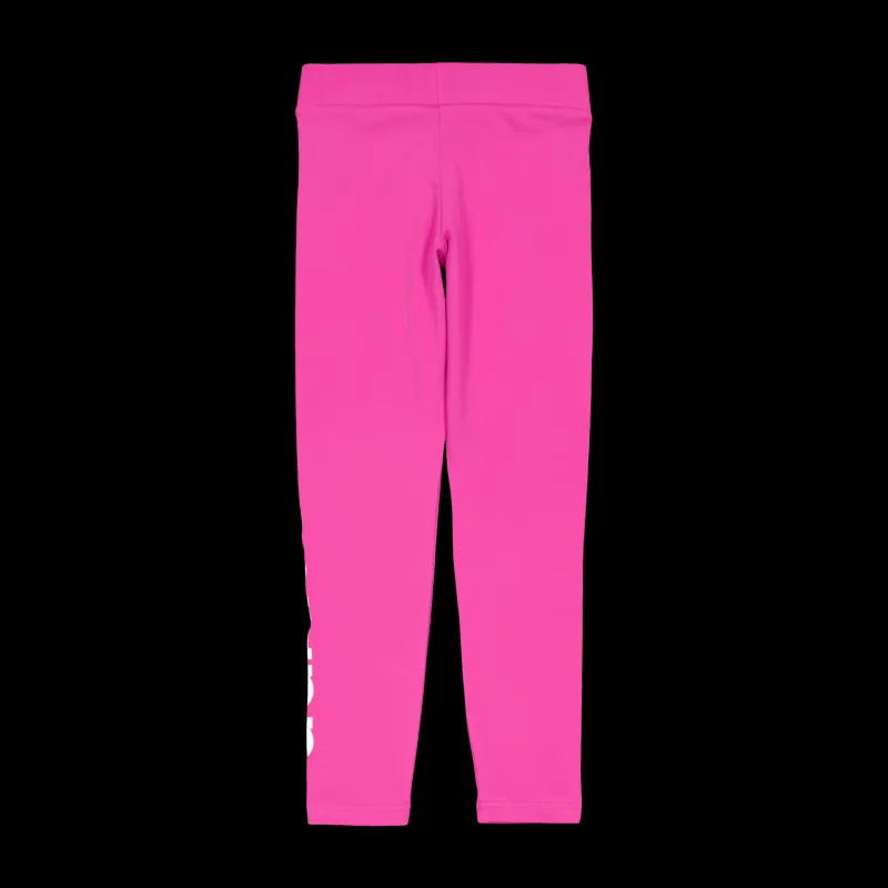 adidas Essentials Linear Logo Cotton Leggings Selufu/White Rosa
