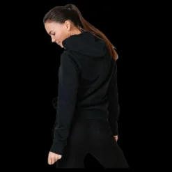 adidas Essentials Linear Over Head Hoodie Black / White Svart Discount